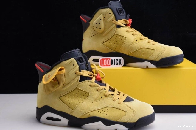 TRAVIS SCOTT AIR JORDAN CN1084-300 X YELLOW 6 0904